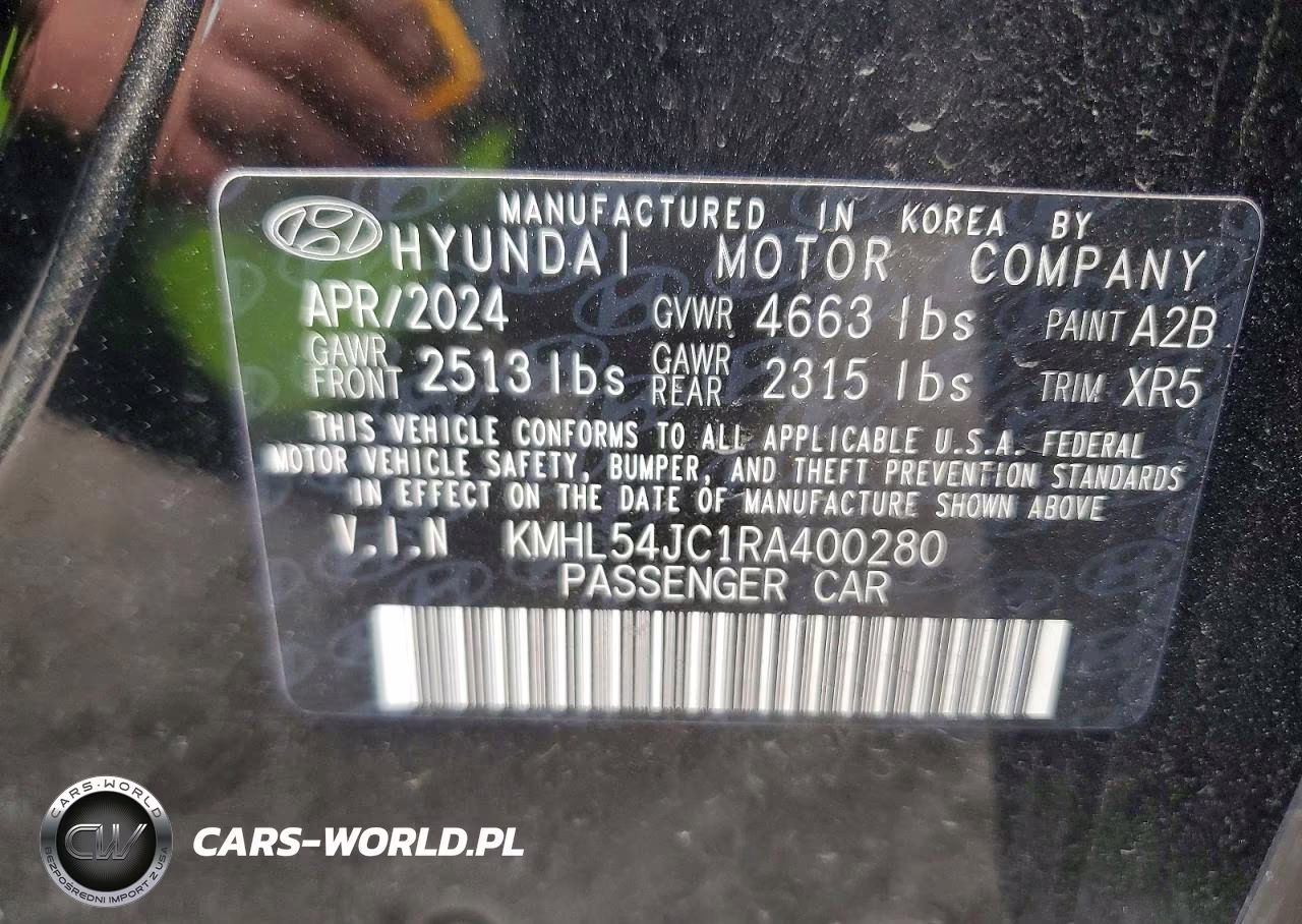 2024 Hyundai Sonata N Line VIN:KMHL54JC1RA400280 - 13