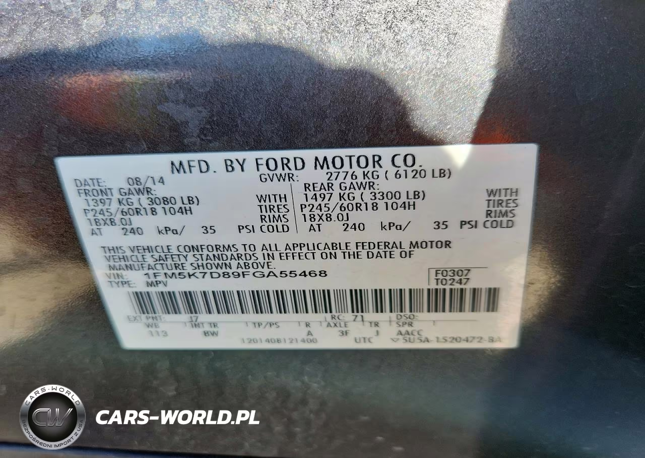 2015 Ford Explorer Xlt VIN:1FM5K7D89FGA55468 - 13