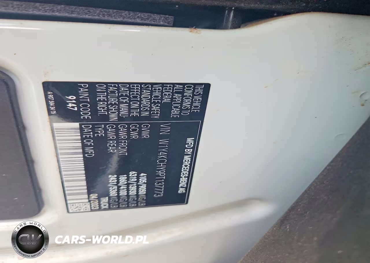 2023 Mercedes-Benz Sprinter 2500 VIN:W1Y4KCHY9PT137773 - 13