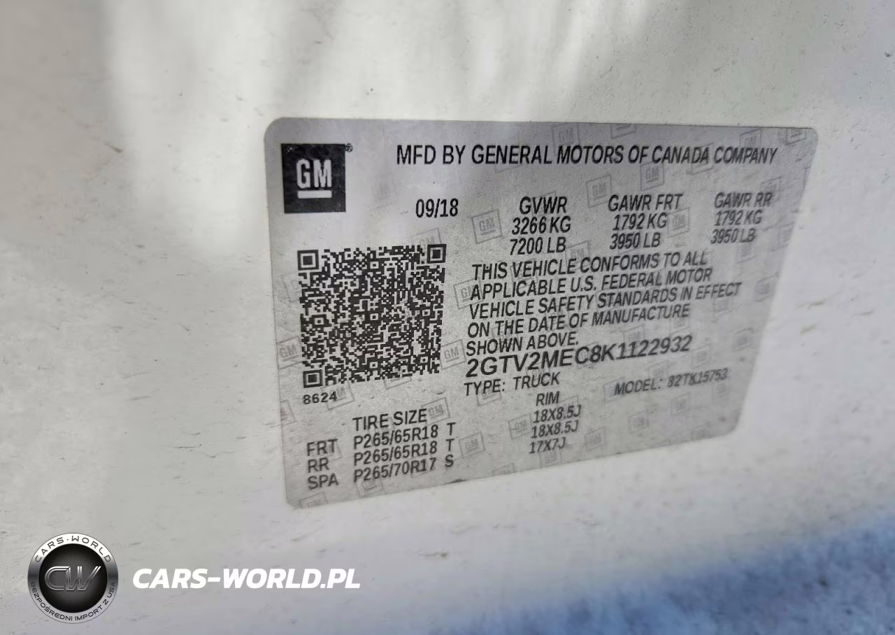 2019 GMC Sierra Limited K1500 Sle VIN:2GTV2MEC8K1122932 - 12