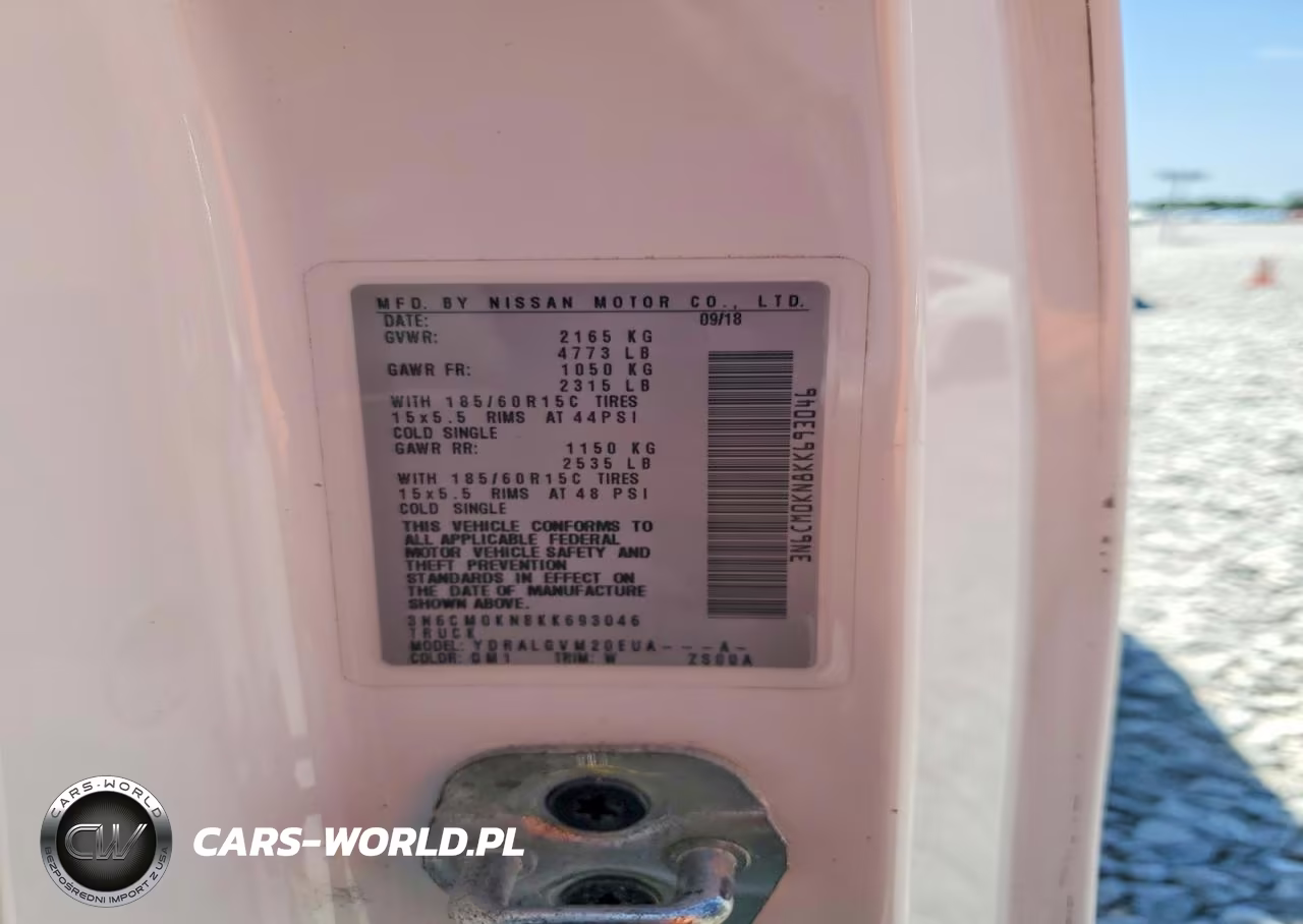 2019 Nissan Nv200 2.5S-2.5Sv VIN:3N6CM0KN8KK693046 - 13