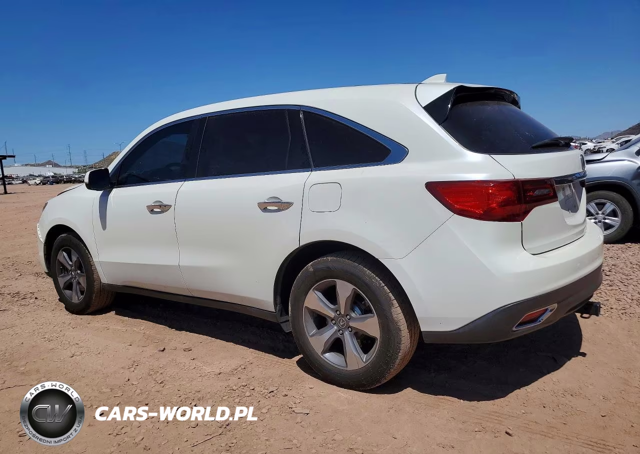2015 Acura Mdx VIN:5FRYD3H20FB001589 - 2