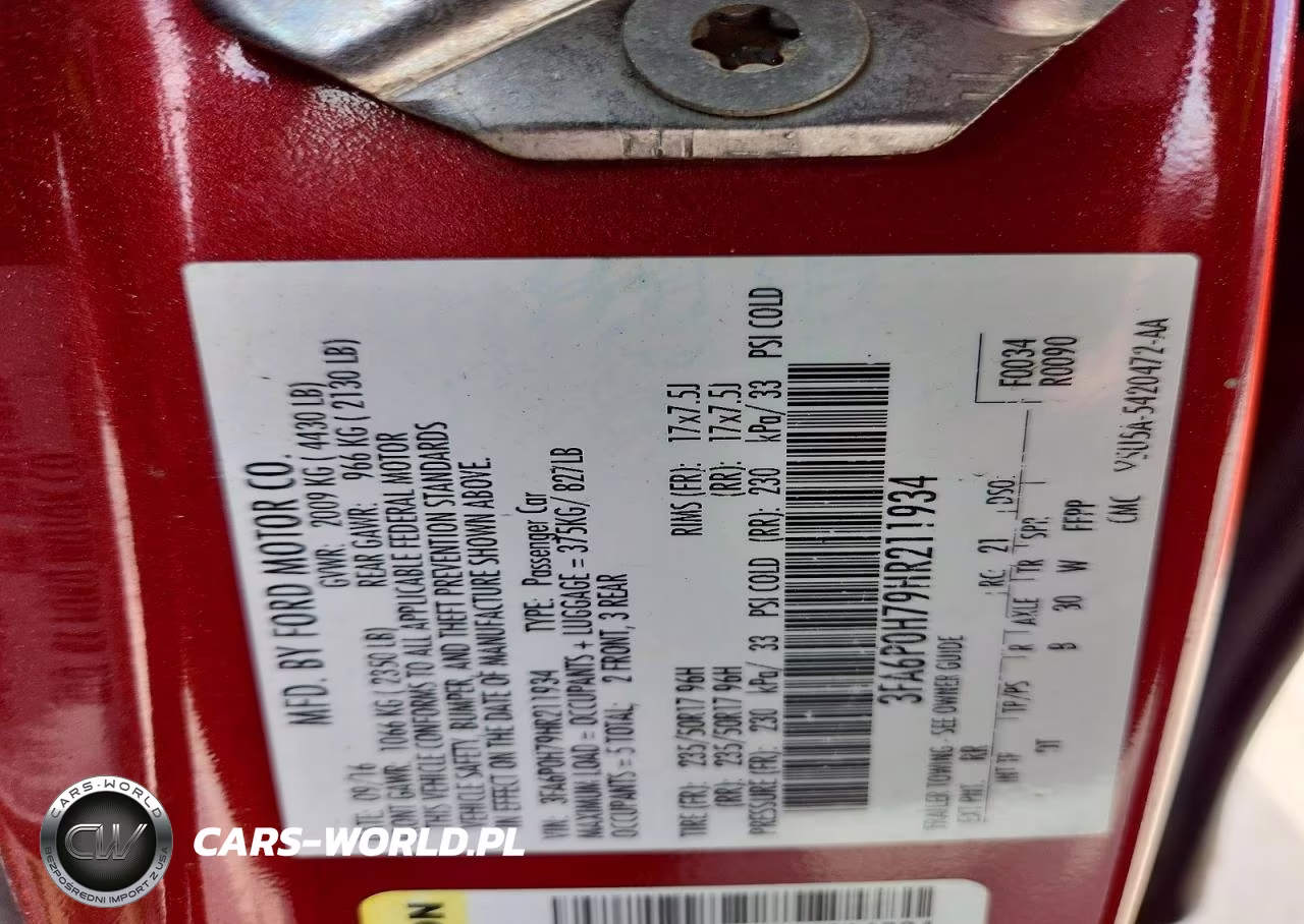 2017 Ford Fusion Se VIN:3FA6P0H79HR211934 - 12