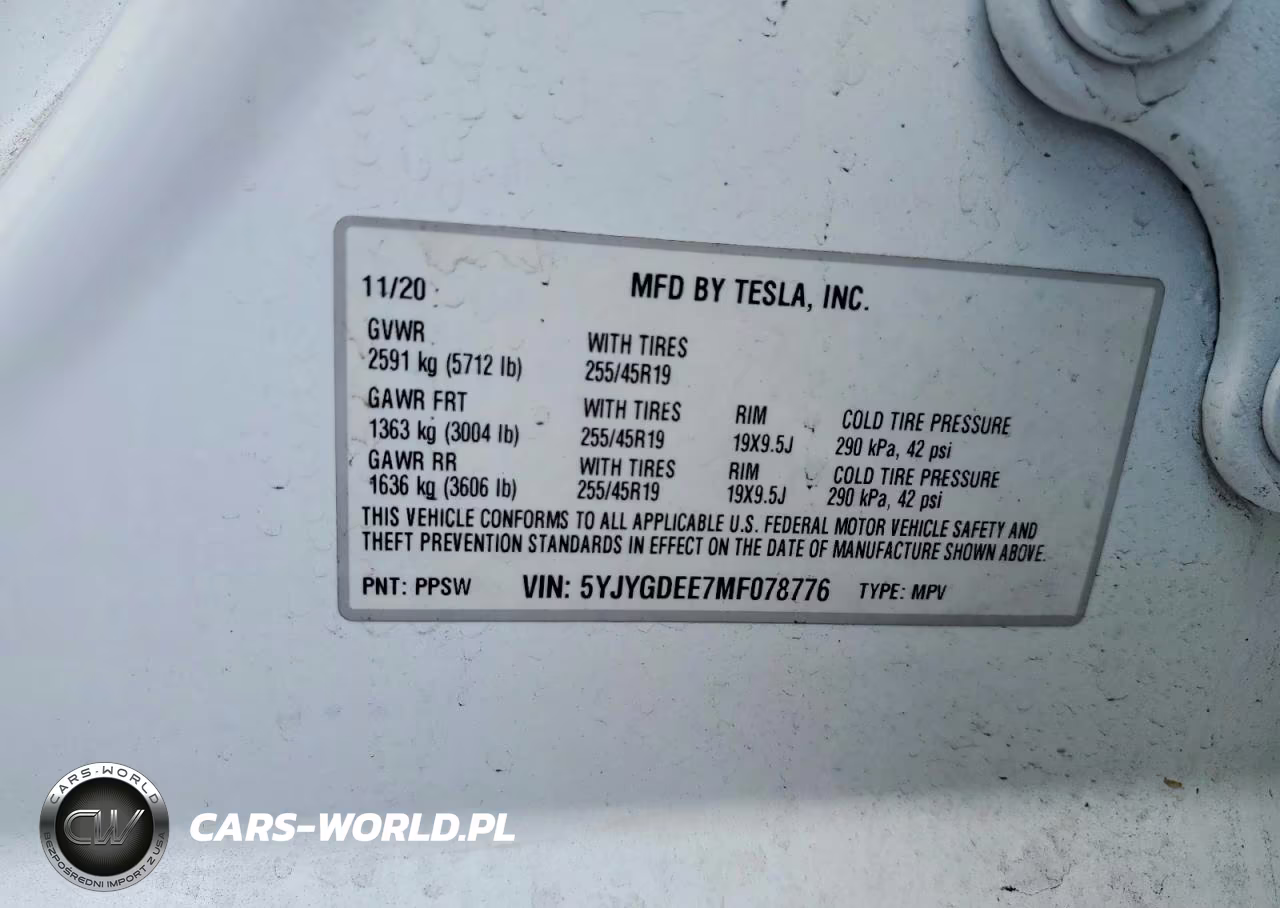 2021 Tesla Model Y VIN:5YJYGDEE7MF078776 - 13