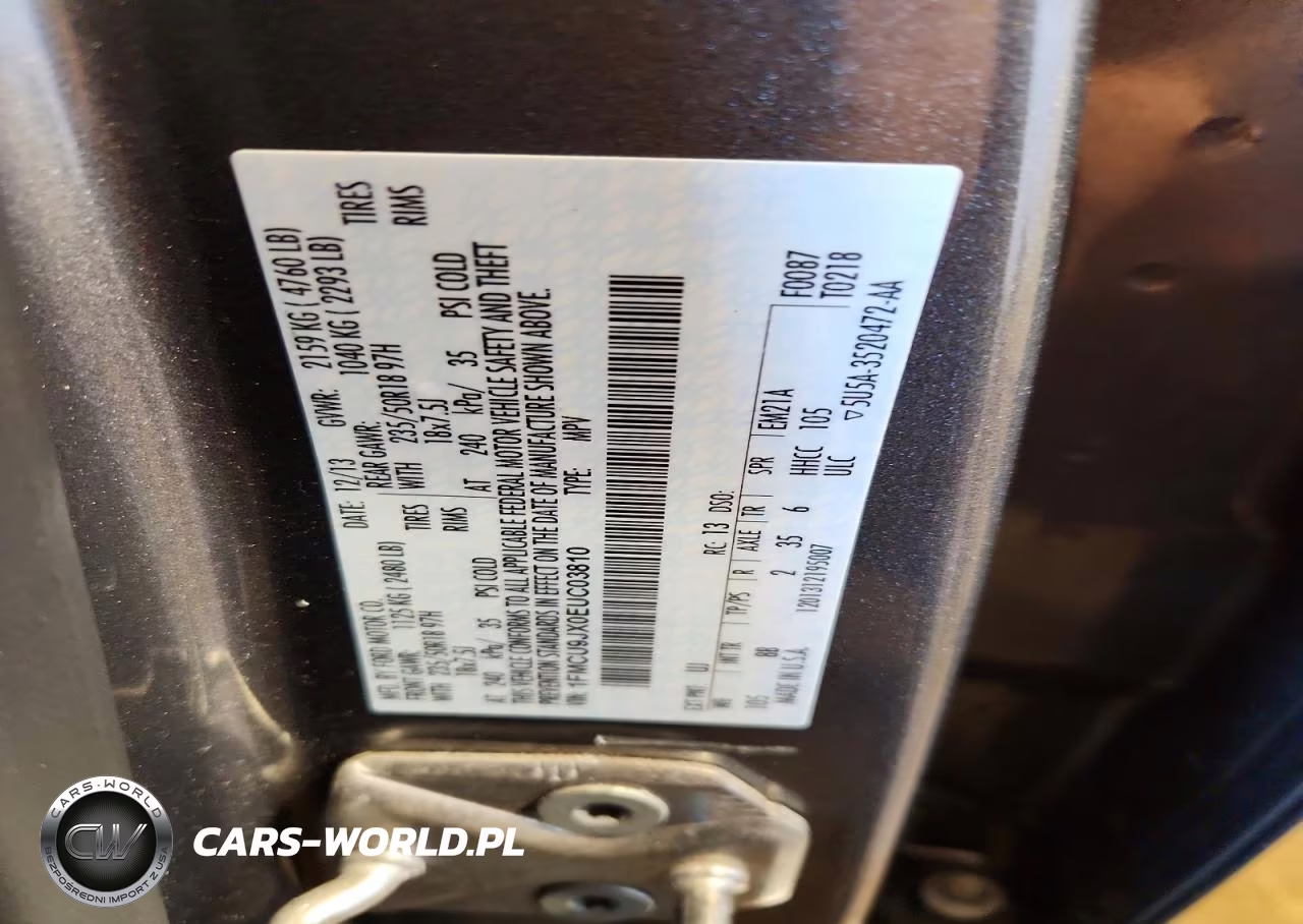 2014 Ford Escape Titanium VIN:1FMCU9JX0EUC03810 - 13