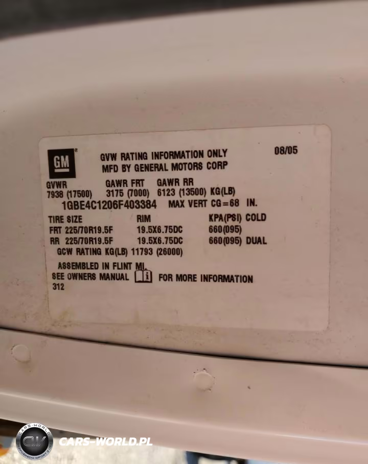 2006 Chevrolet C4500 C4C042 VIN:1GBE4C1206F403384 - 12