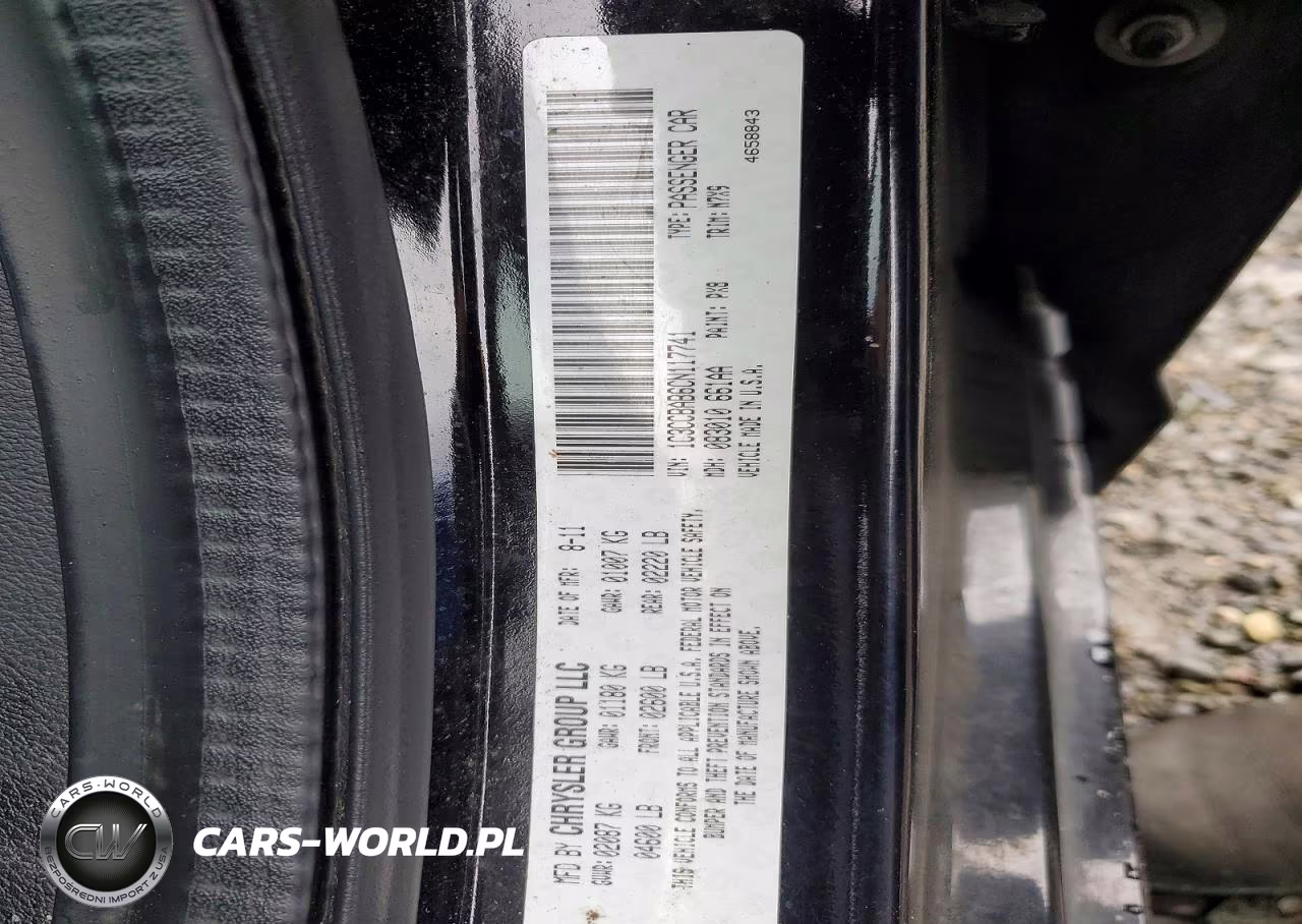 2012 Chrysler 200 Lx VIN:1C3CCBAB6CN117741 - 12