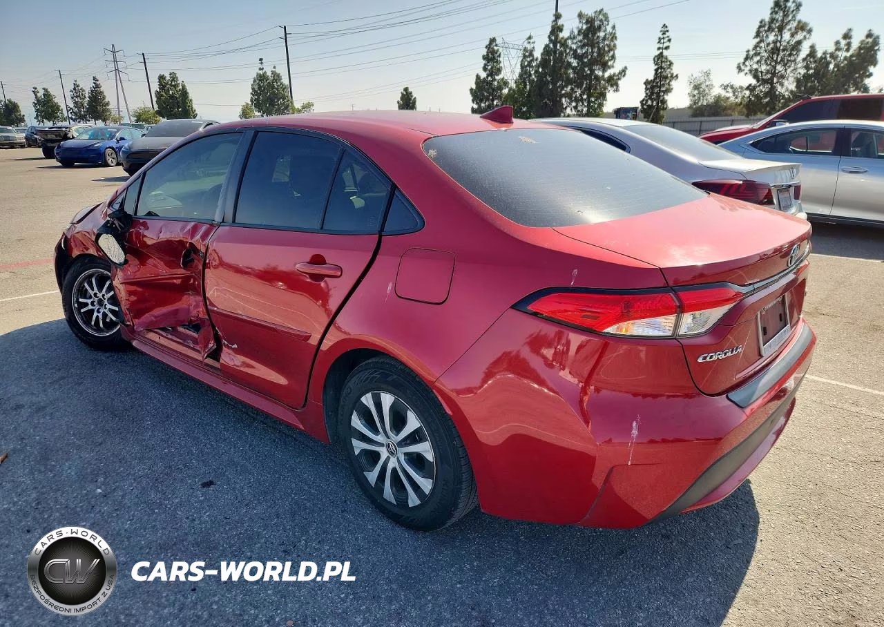 2021 Toyota Corolla Le VIN:JTDEAMDE1MJ015722 - 2