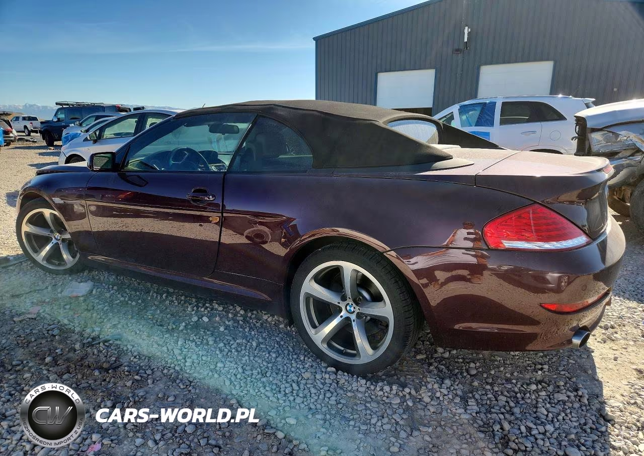 2008 BMW 650 I VIN:WBAEB53548CX61142 - 2