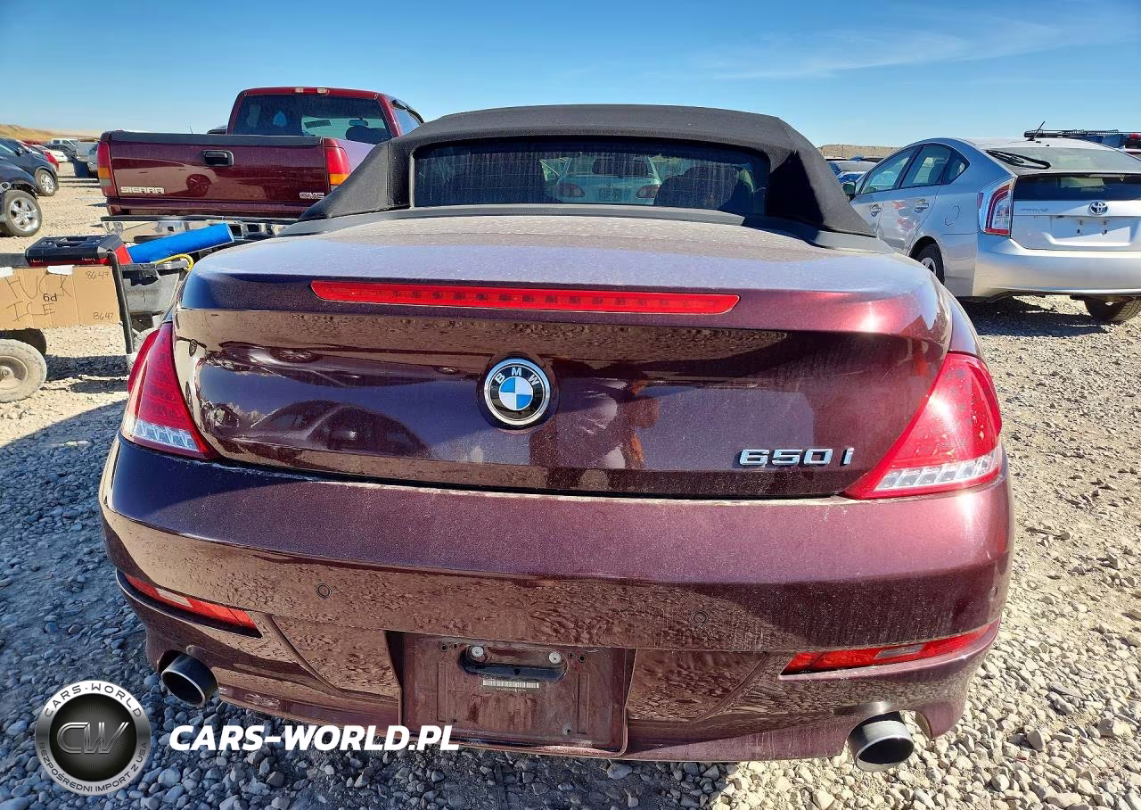 2008 BMW 650 I VIN:WBAEB53548CX61142 - 6