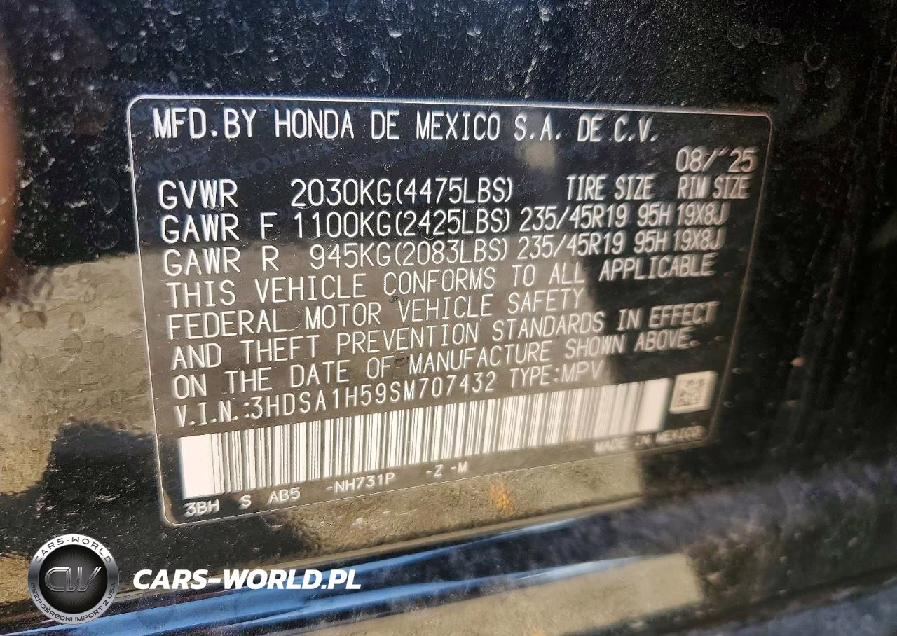 2025 Acura Adx A-Spec VIN:3HDSA1H59SM707432 - 13