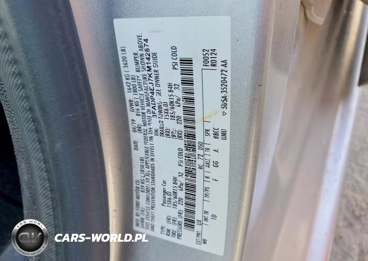 2019 Ford Fiesta Se VIN:3FADP4EJ7KM142874 - 12