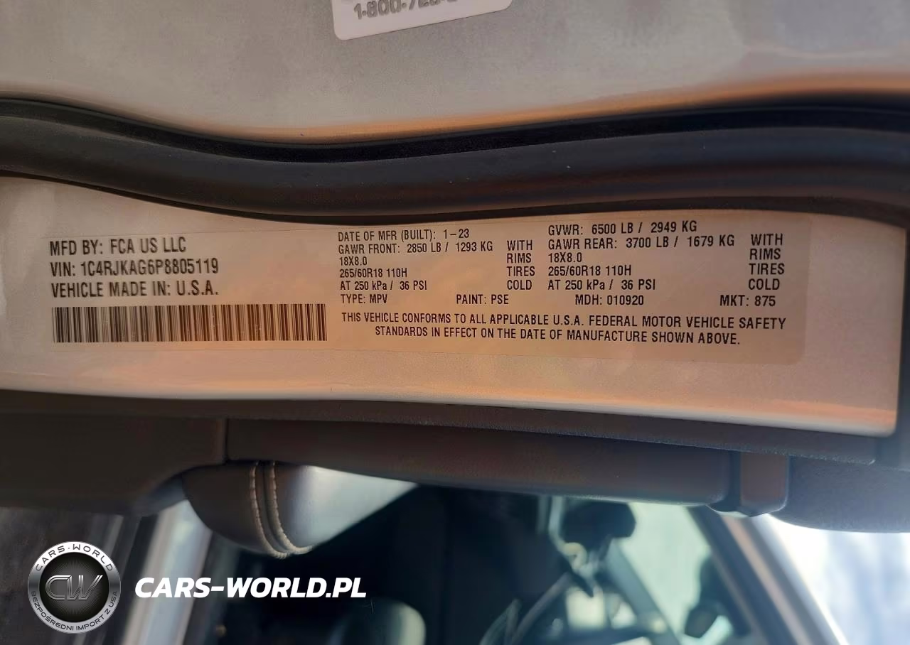 2023 Jeep Grand Cherokee L Laredo VIN:1C4RJKAG6P8805119 - 13