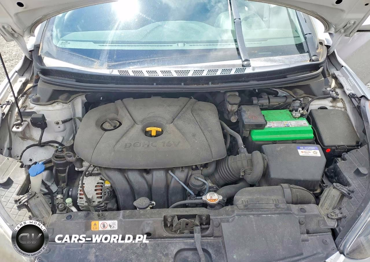 2013 Hyundai Elantra Gls VIN:KMHDH4AE1DU969697 - 11