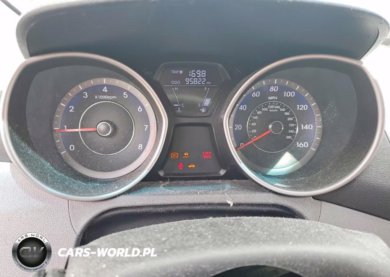 2013 Hyundai Elantra Gls VIN:KMHDH4AE1DU969697 - 9