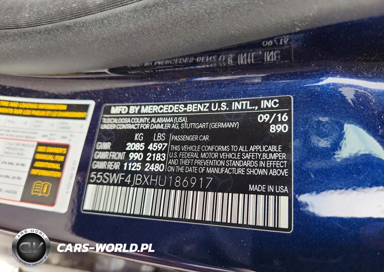 2017 Mercedes-Benz C 300 VIN:55SWF4JBXHU186917 - 13