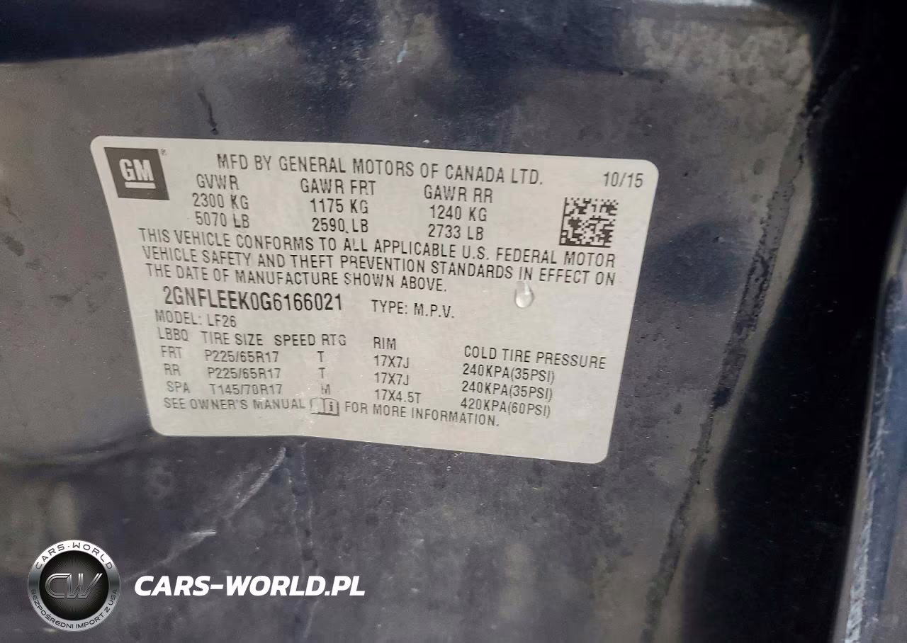 2016 Chevrolet Equinox Ls VIN:2GNFLEEK0G6166021 - 13