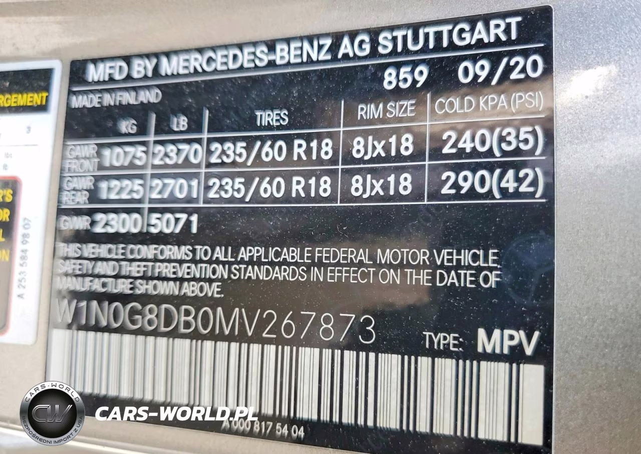 2021 Mercedes-Benz Glc 300 VIN:W1N0G8DB0MV267873 - 13