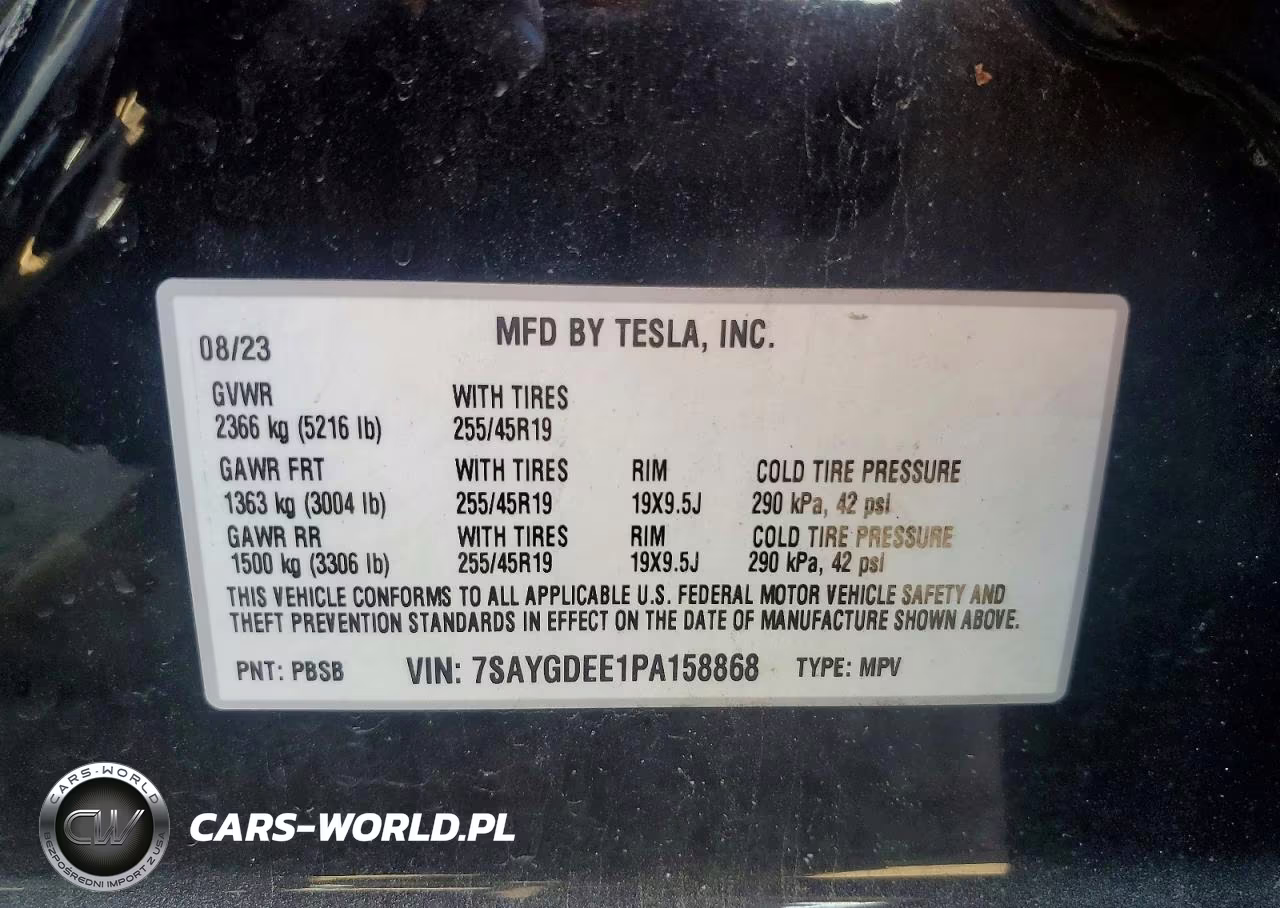 2023 Tesla Model Y VIN:7SAYGDEE1PA158868 - 12