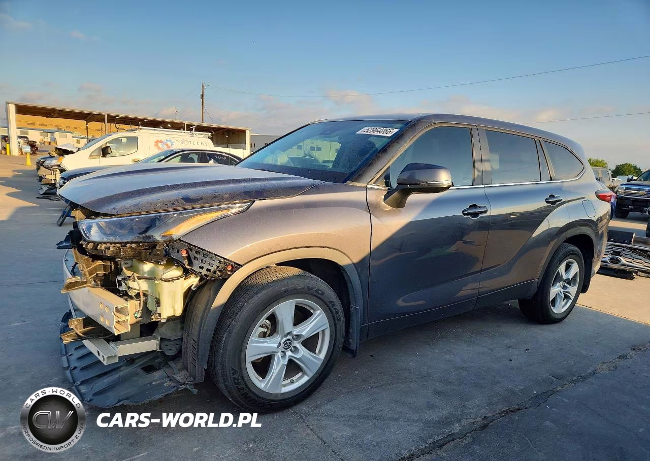 2023 Toyota Highlander Le VIN:5TDKDRAH3PS527012 - 1