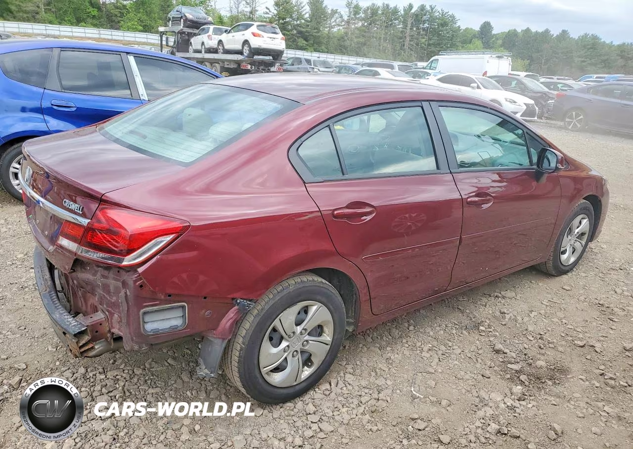 2013 Honda Civic Lx VIN:2HGFB2F5XDH595770 - 3