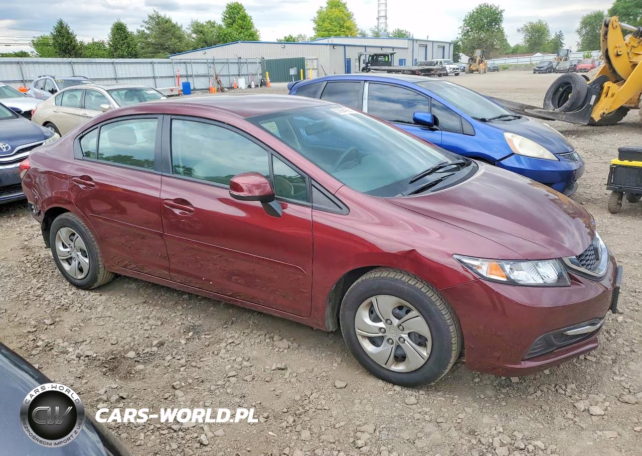 2013 Honda Civic Lx VIN:2HGFB2F5XDH595770 - 4