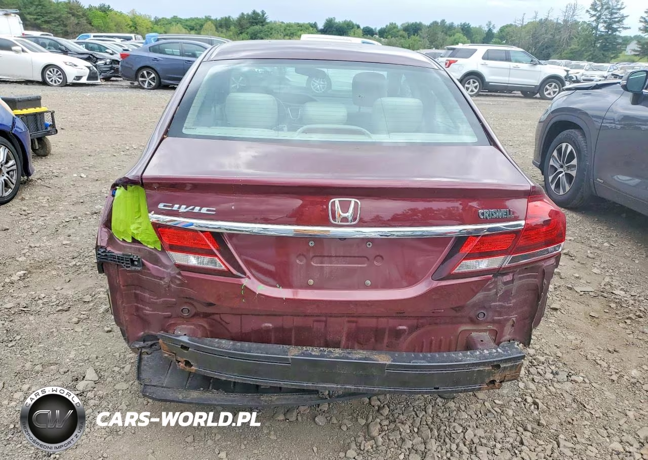 2013 Honda Civic Lx VIN:2HGFB2F5XDH595770 - 6