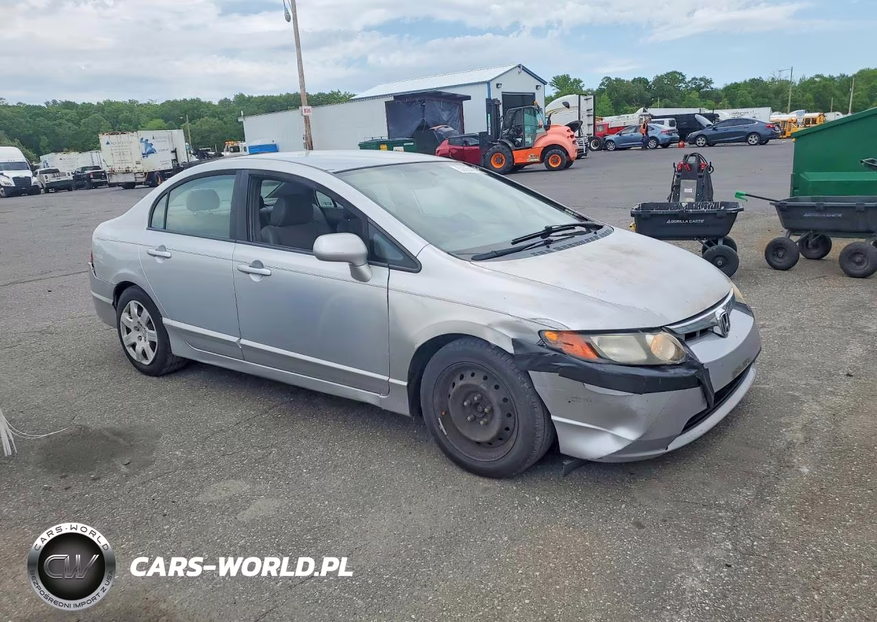 2008 Honda Civic Lx VIN:1HGFA16588L001473 - 4