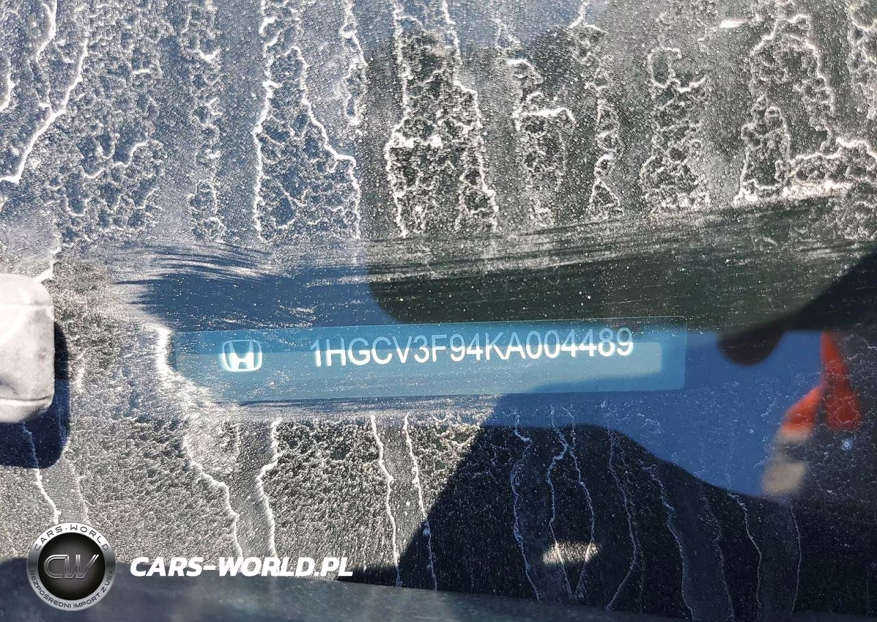 2019 Honda Accord Touring Hybrid VIN:1HGCV3F94KA004489 - 12