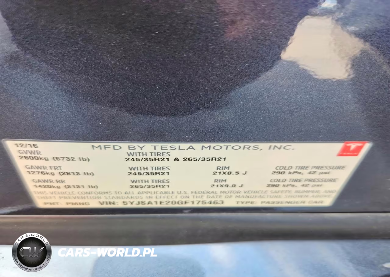2016 Tesla Model S VIN:5YJSA1E20GF175463 - 12