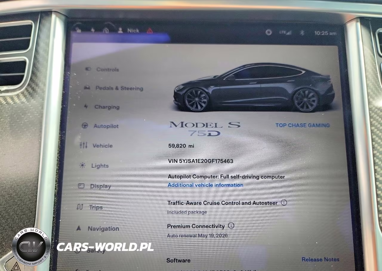 2016 Tesla Model S VIN:5YJSA1E20GF175463 - 9