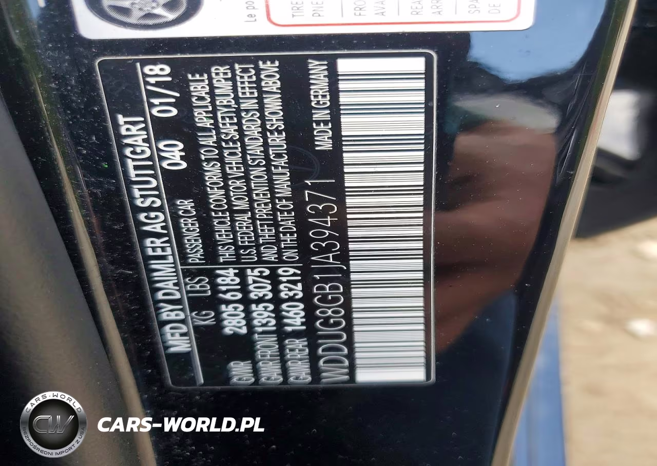 2018 Mercedes-Benz S 560 4Matic VIN:WDDUG8GB1JA394371 - 12