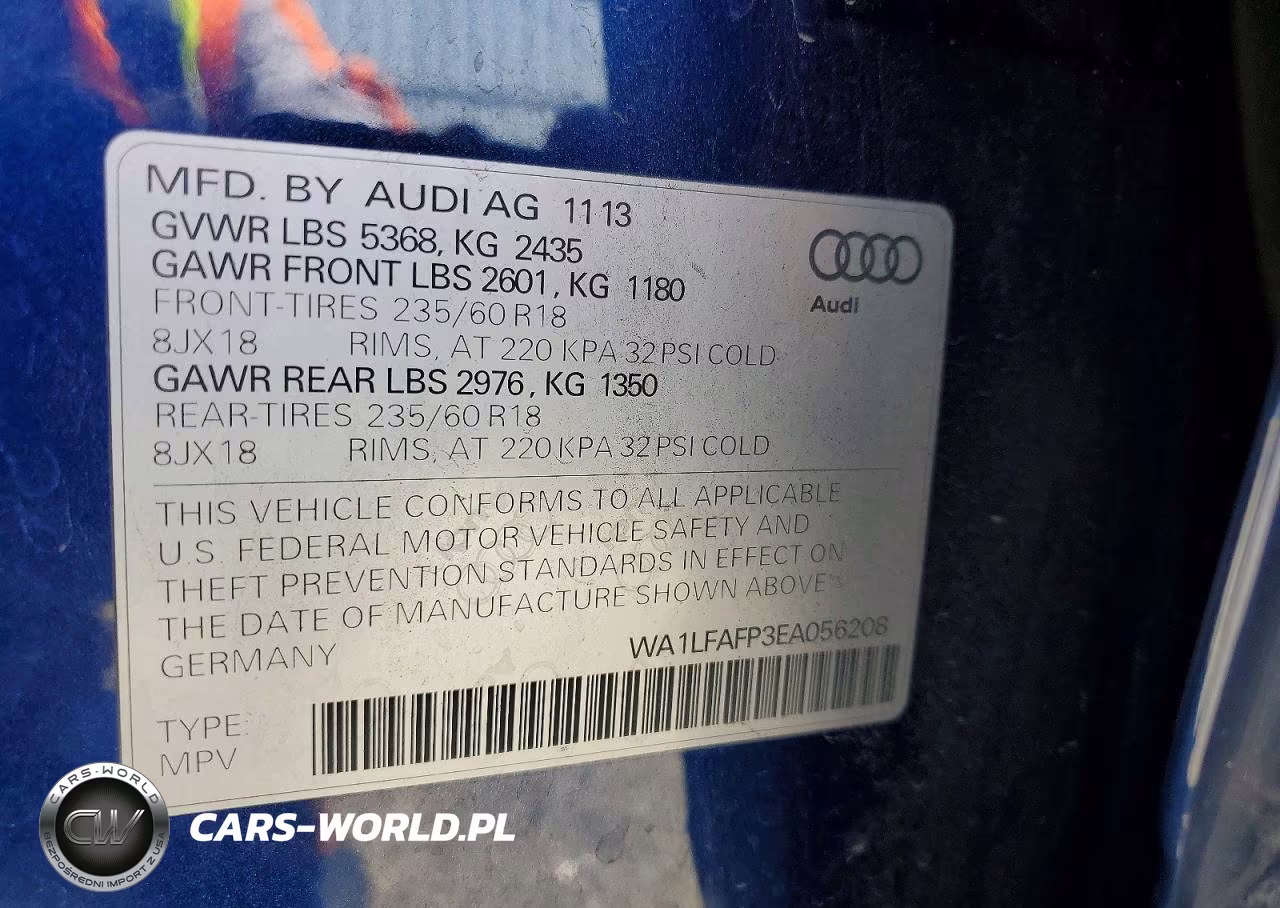 2014 Audi Q5 Premium Plus VIN:WA1LFAFP3EA056208 - 13