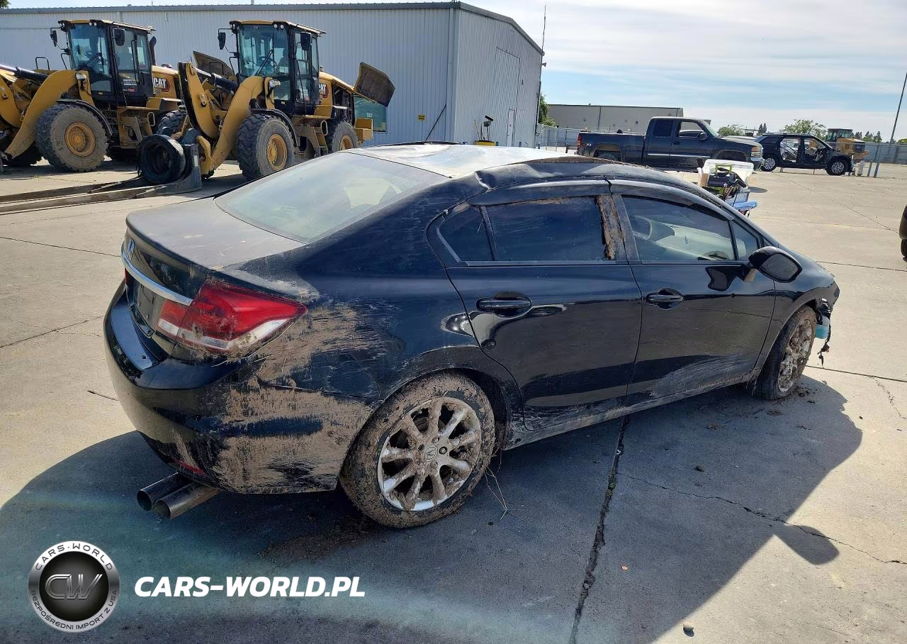 2013 Honda Civic Lx VIN:19XFB2F52DE270864 - 3