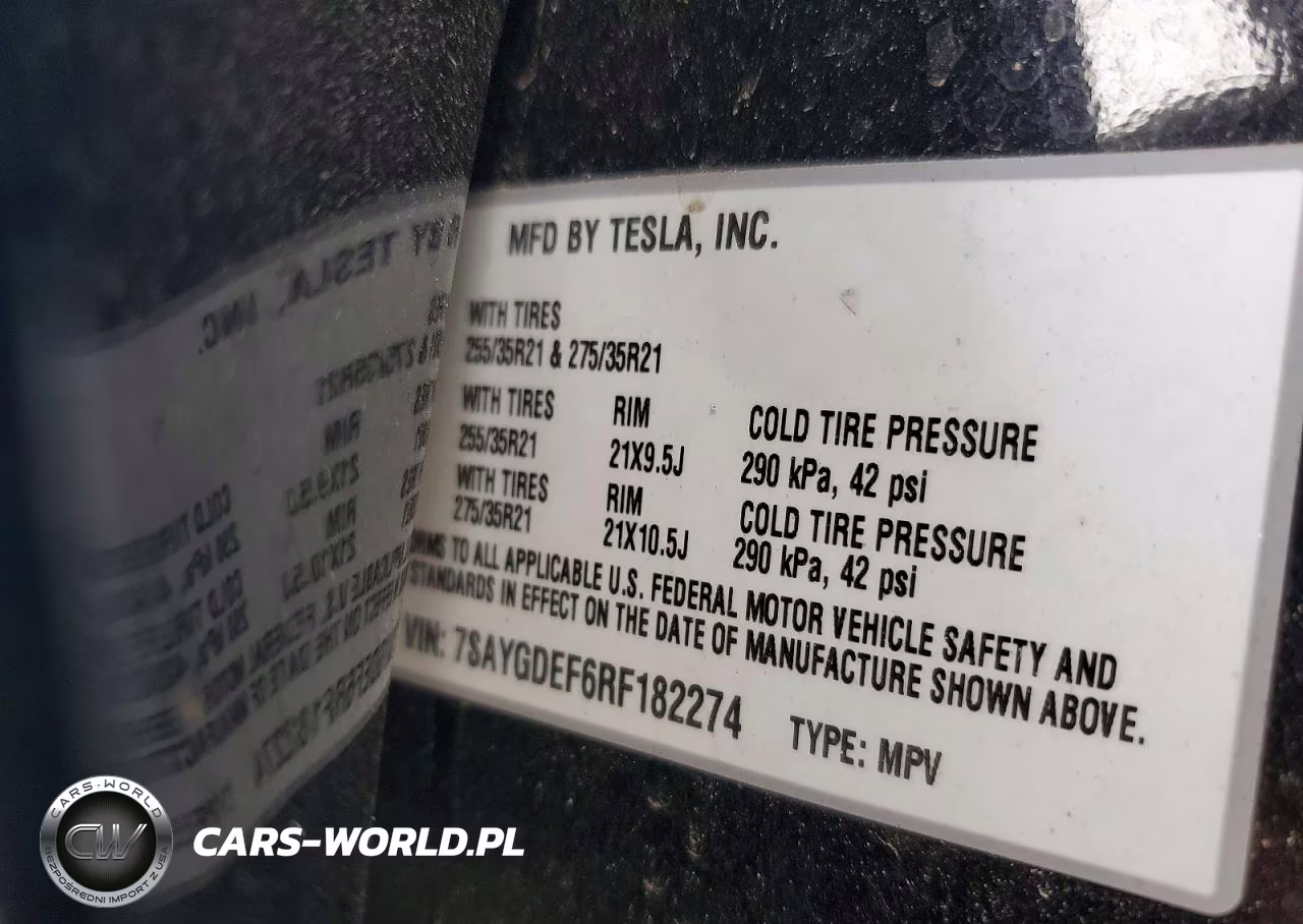 2024 Tesla Model Y VIN:7SAYGDEF6RF182274 - 14