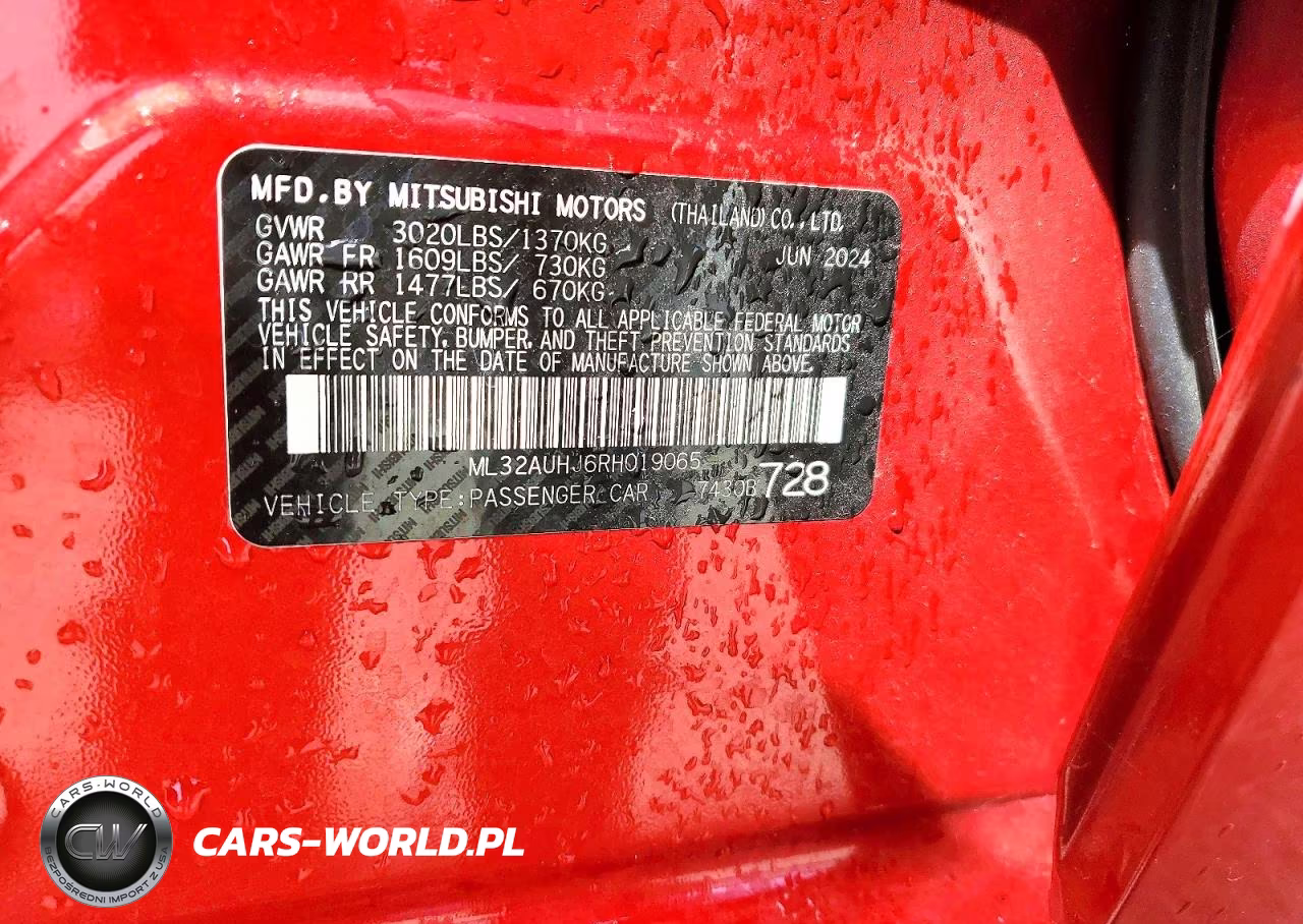 2024 Mitsubishi Mirage Es VIN:ML32AUHJ6RH019065 - 12