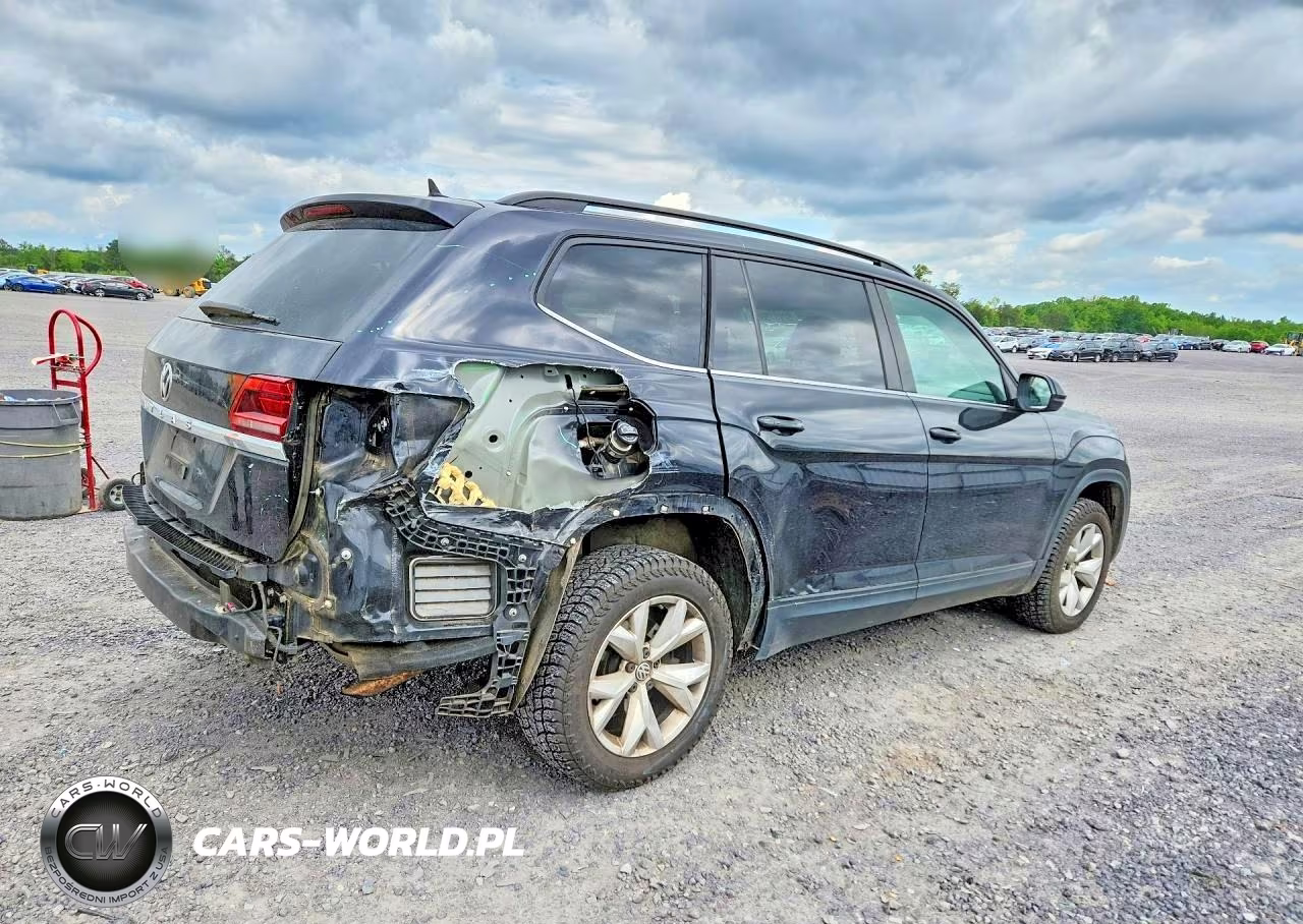 2020 Volkswagen Atlas Se VIN:1V2DP2CA0LC500321 - 3