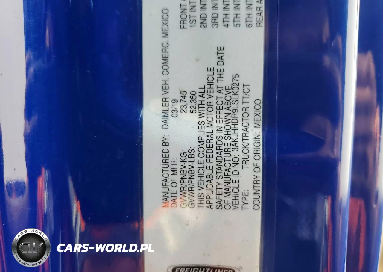 2020 Freightliner Cascadia 1 VIN:3AKJHHDR9LSLK0275 - 10