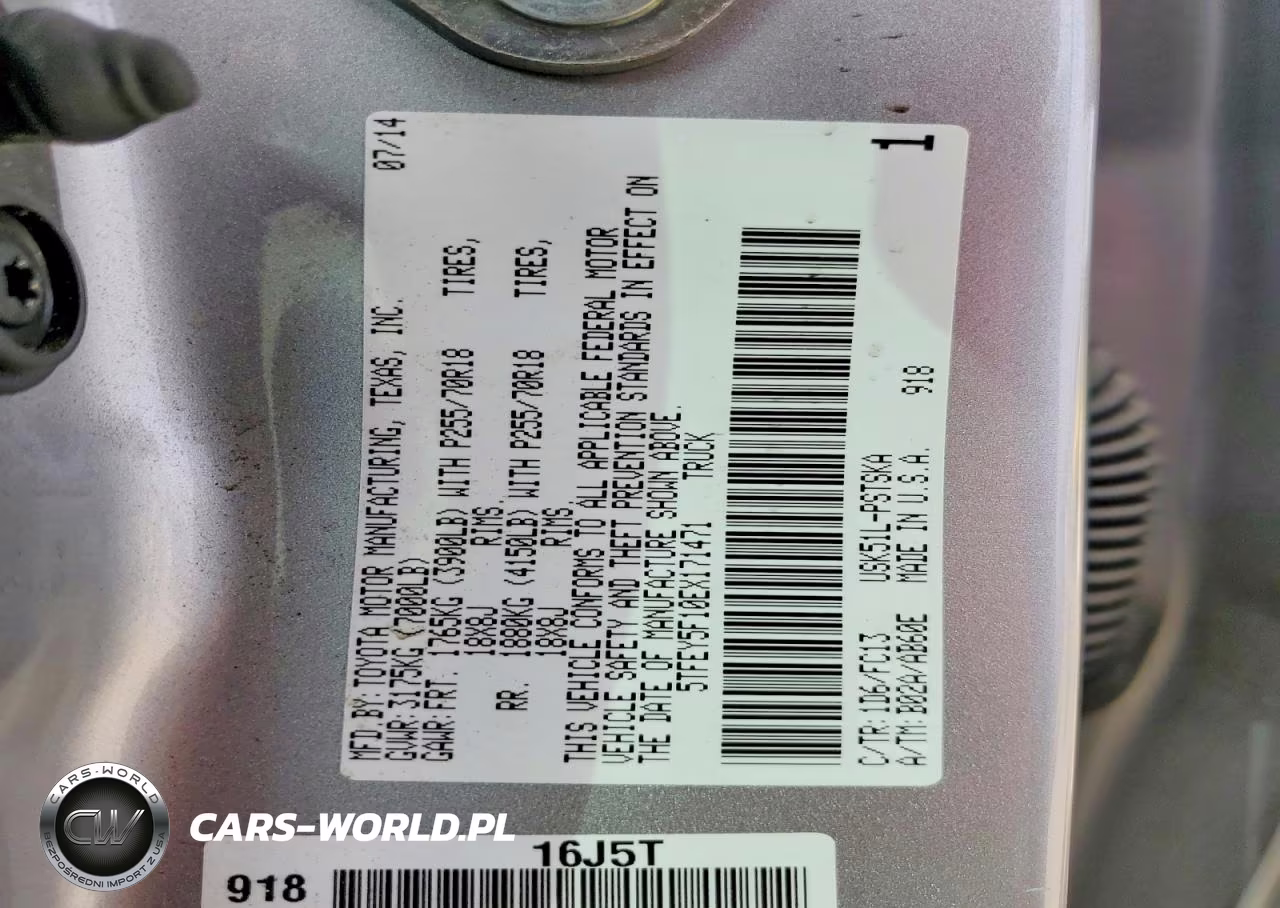 2014 Toyota Tundra Crewmax Sr5 VIN:5TFEY5F10EX171471 - 12