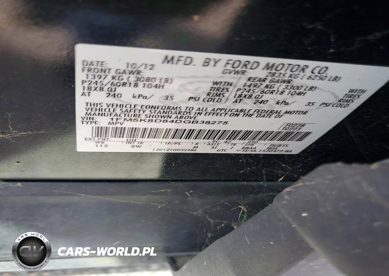 2013 Ford Explorer Xlt VIN:1FM5K8D84DGB38275 - 13