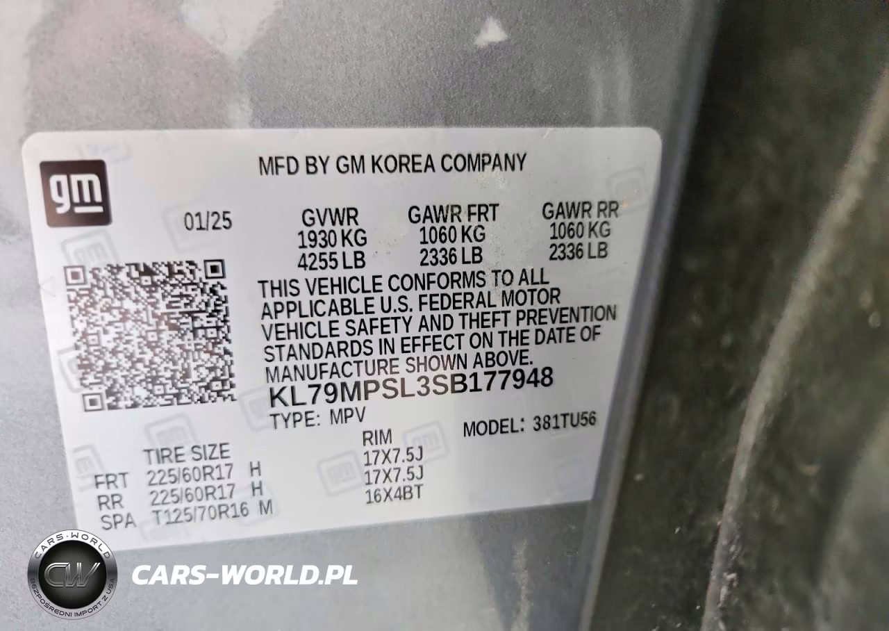 2025 Chevrolet Trailblazer Lt VIN:KL79MPSL3SB177948 - 14