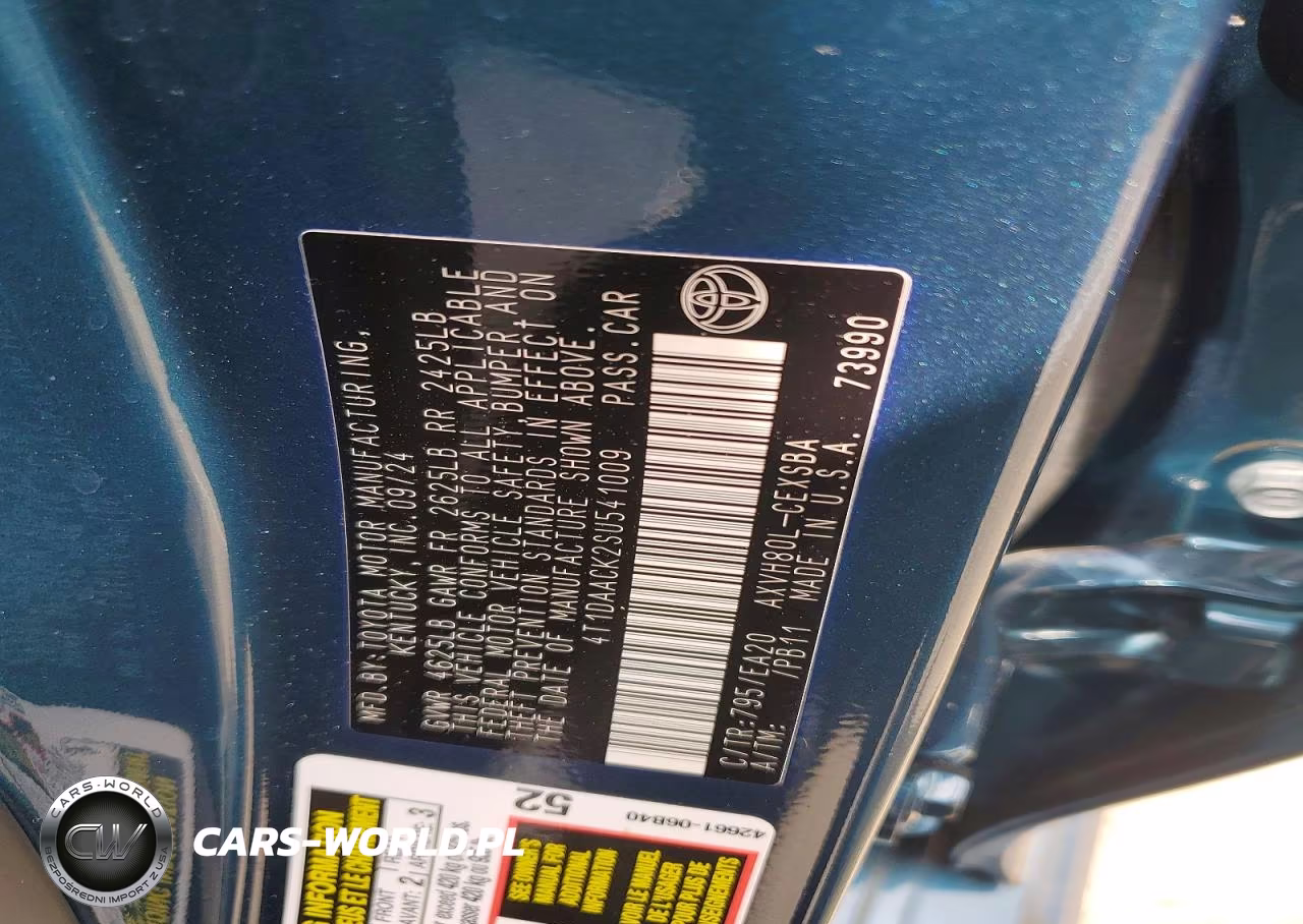 2025 Toyota Camry Se VIN:4T1DAACK2SU541009 - 12