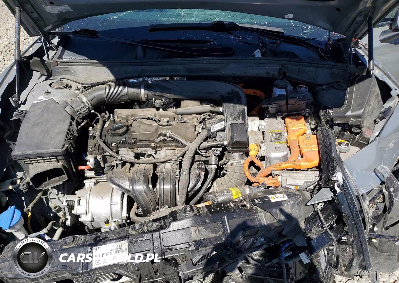 2022 Hyundai Sonata Hybrid Blue VIN:KMHL24JJ0NA037326 - 11