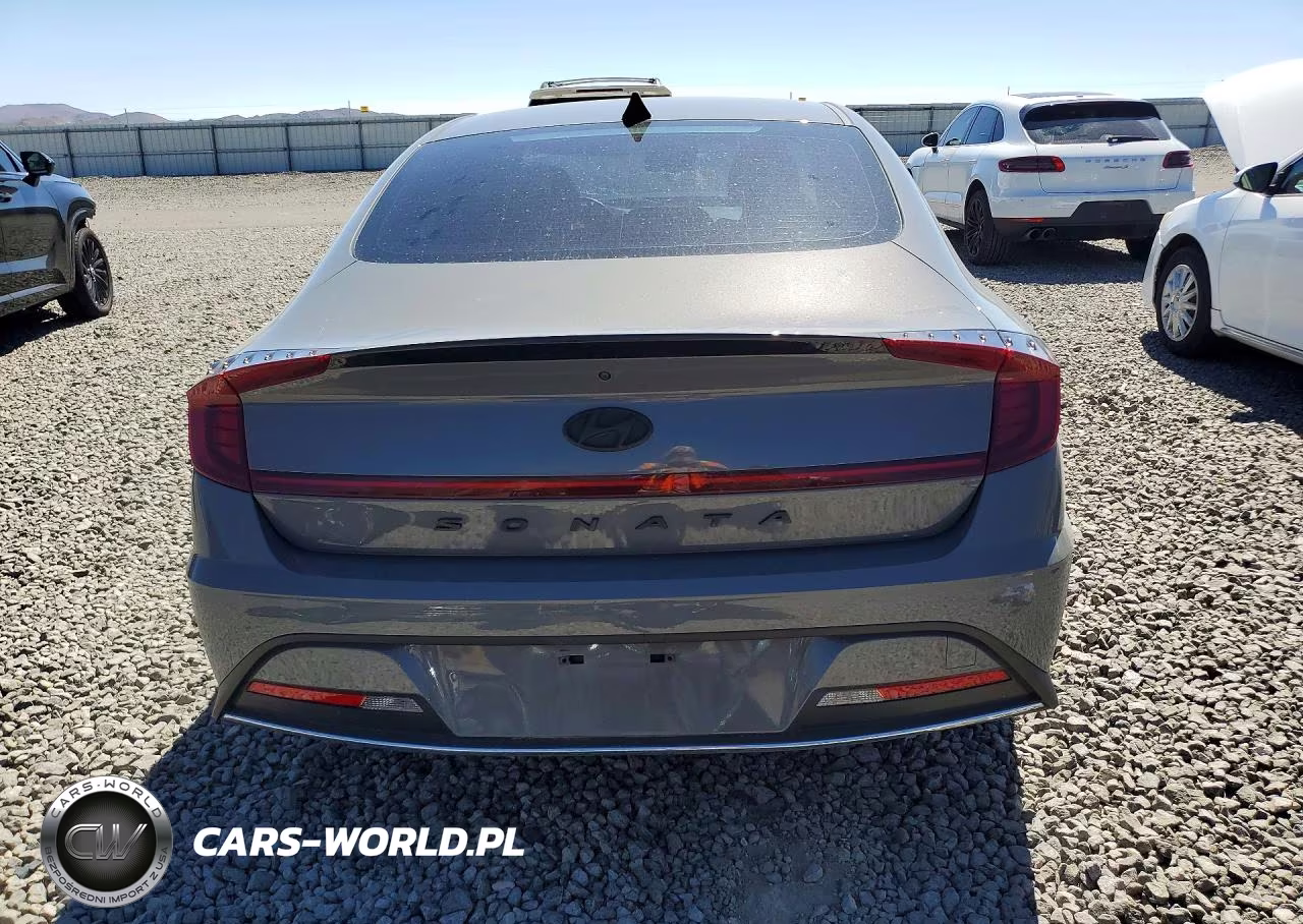 2022 Hyundai Sonata Hybrid Blue VIN:KMHL24JJ0NA037326 - 6
