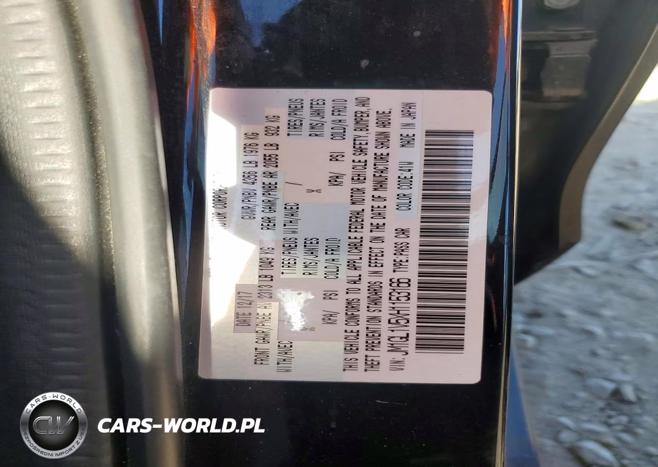 2017 Mazda 6 Touring VIN:JM1GL1V5XH1153166 - 12