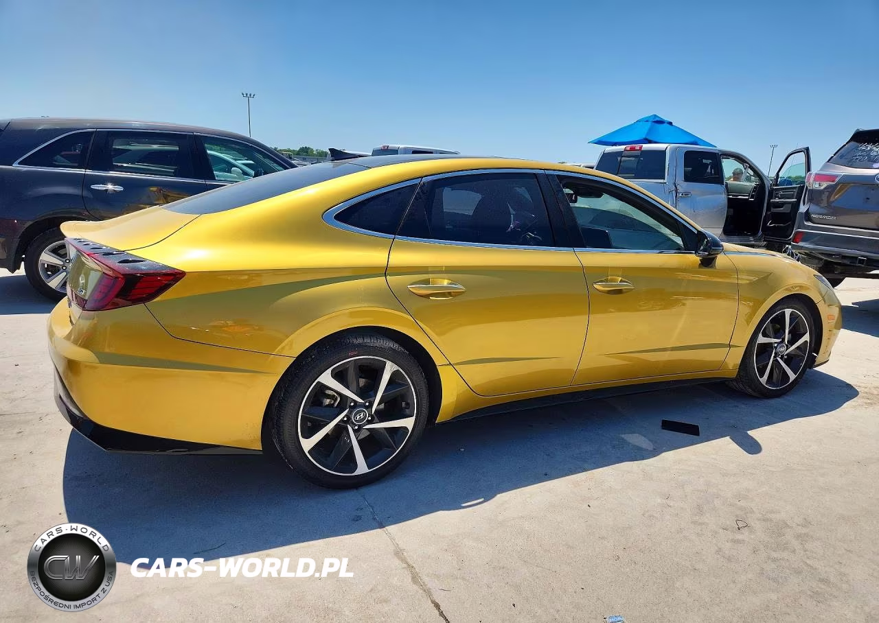 2021 Hyundai Sonata Sel Plus VIN:5NPEJ4J21MH096501 - 3