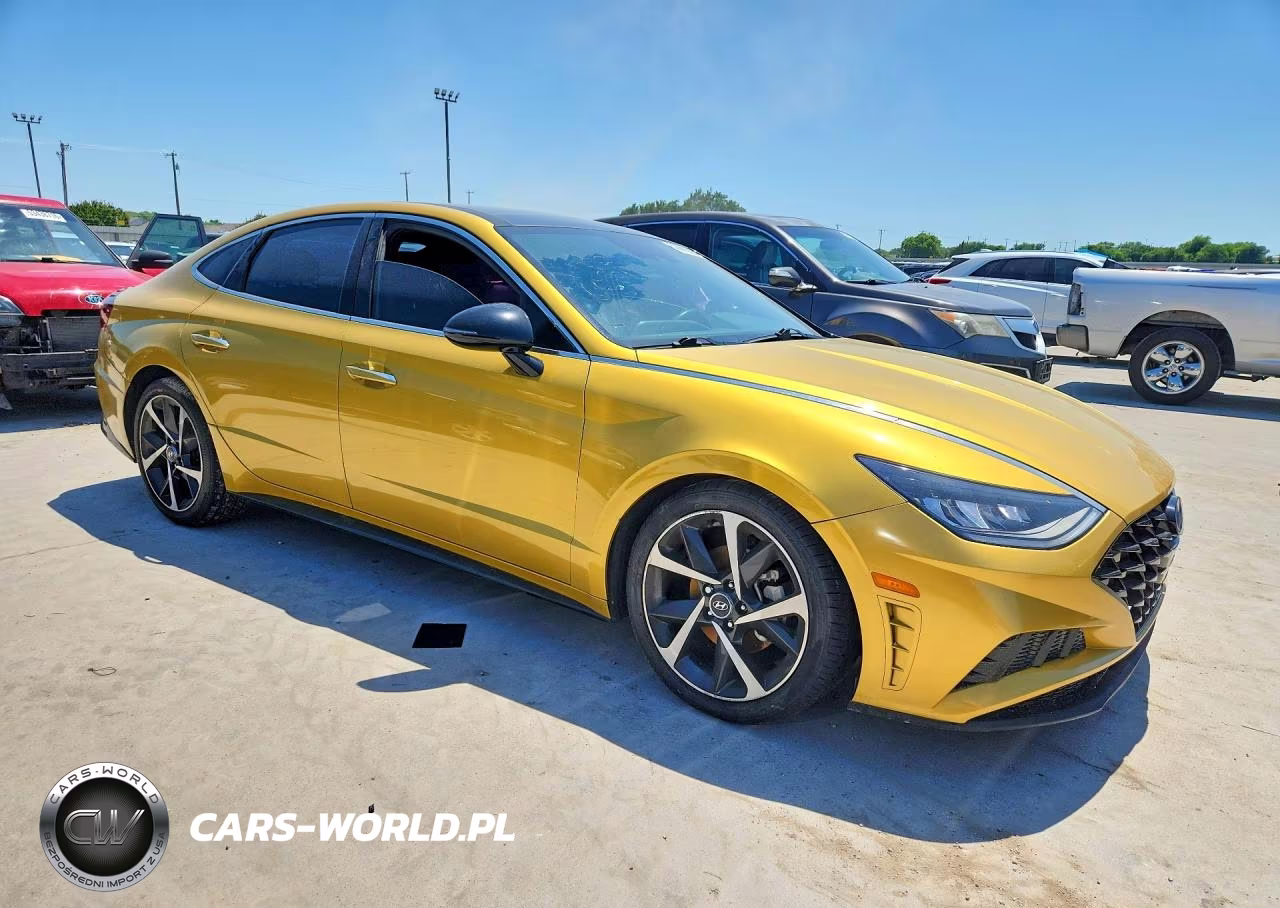 2021 Hyundai Sonata Sel Plus VIN:5NPEJ4J21MH096501 - 4