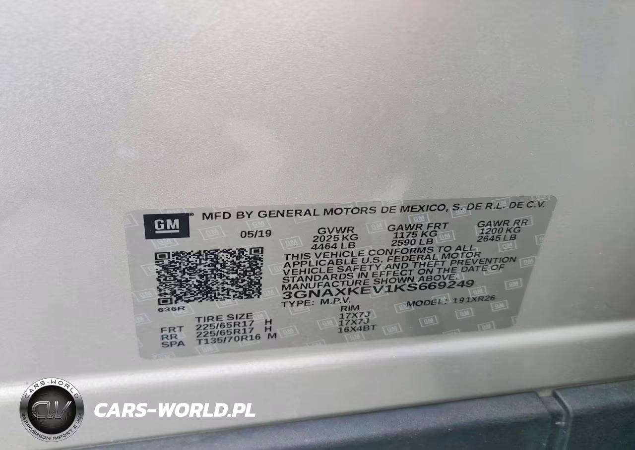 2019 Chevrolet Equinox Lt VIN:3GNAXKEV1KS669249 - 13