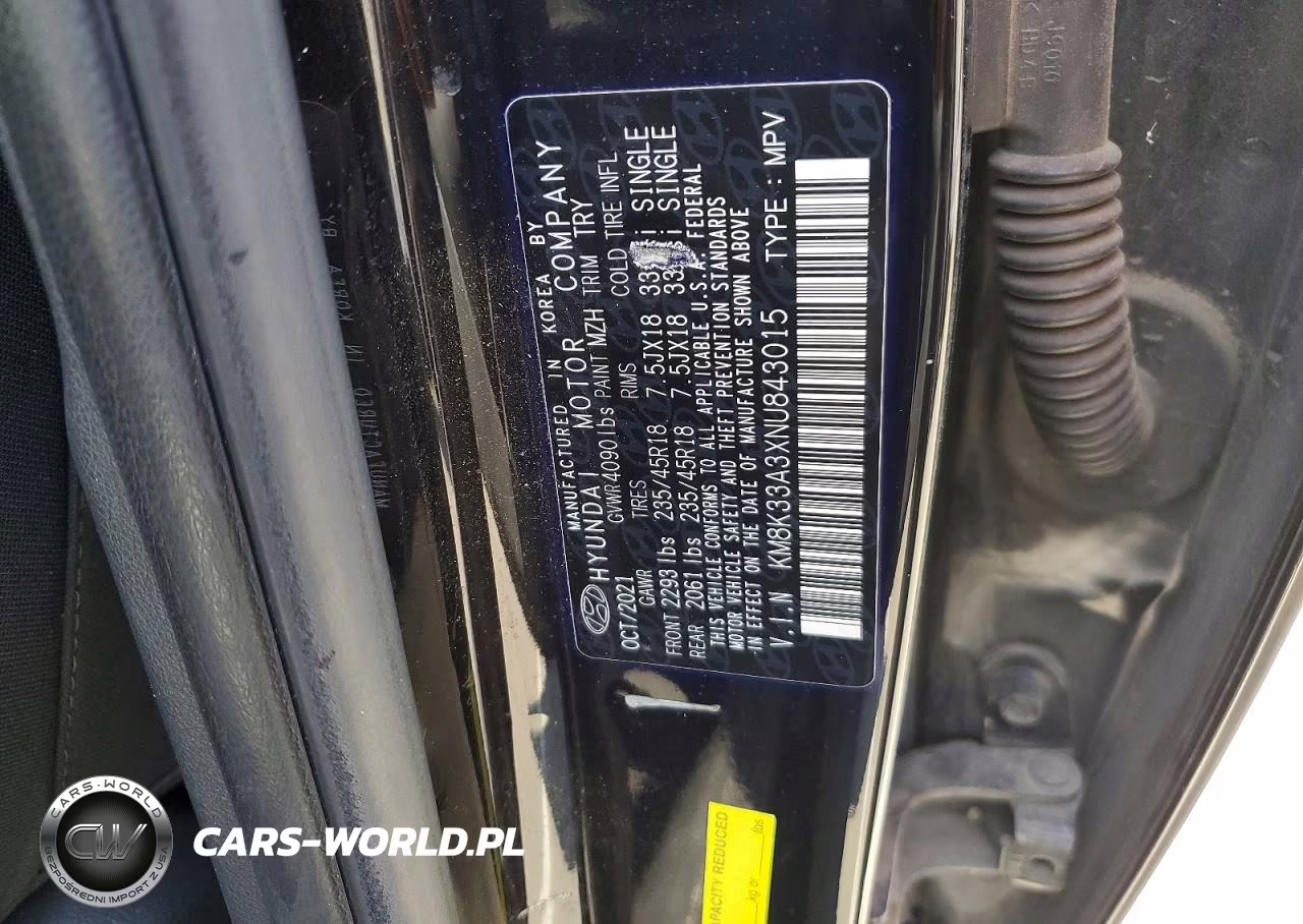 2022 Hyundai Kona N Line VIN:KM8K33A3XNU843015 - 13