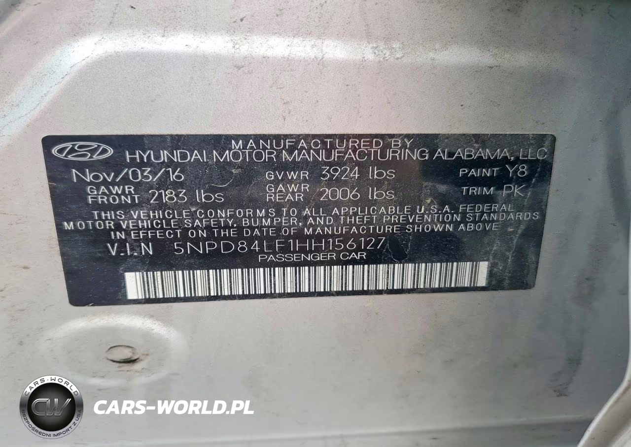 2017 Hyundai Elantra Se VIN:5NPD84LF1HH156127 - 12